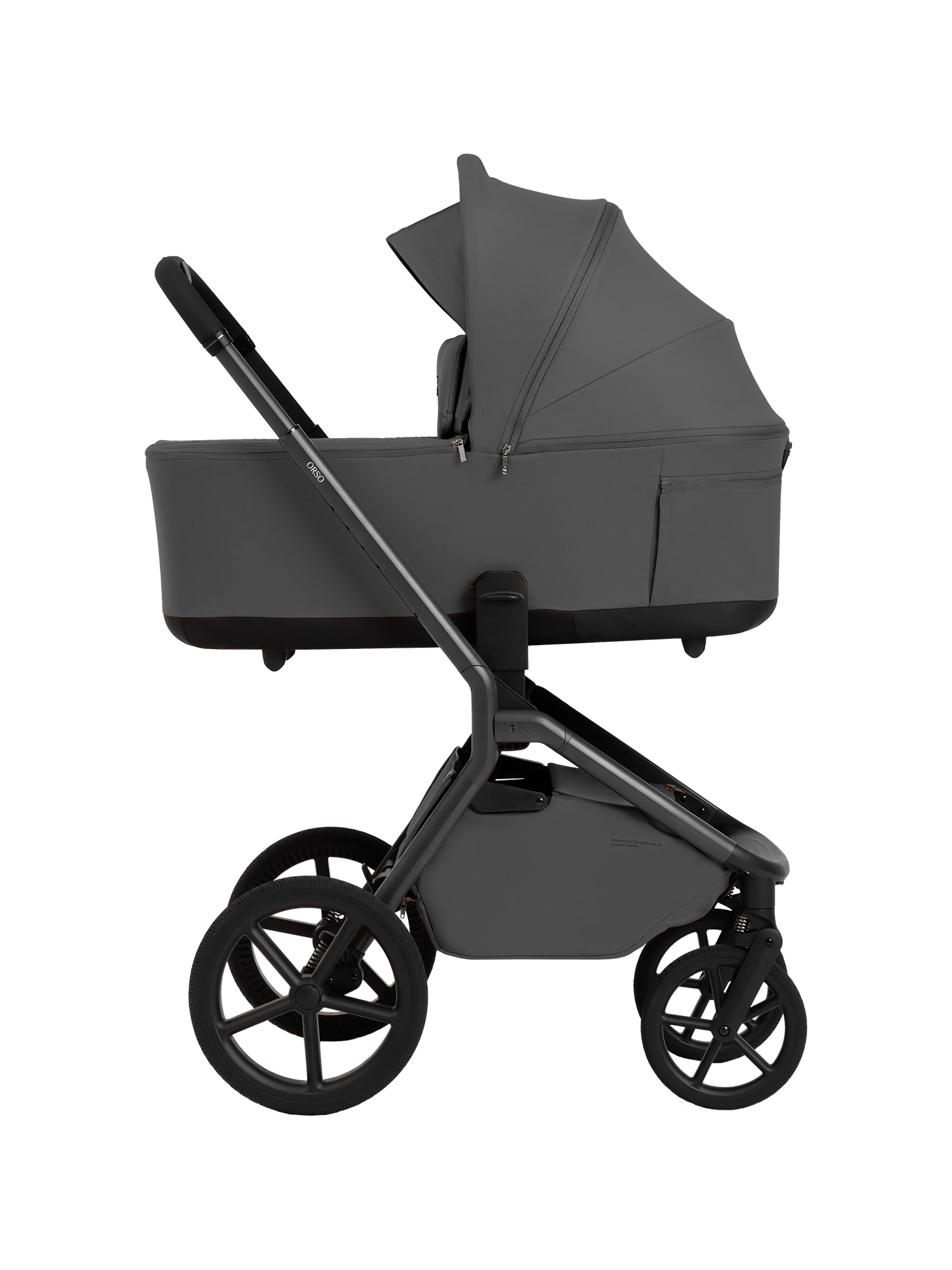 Коляска 2в1 Sweet Baby Orso Dark Grey серый - фото 24