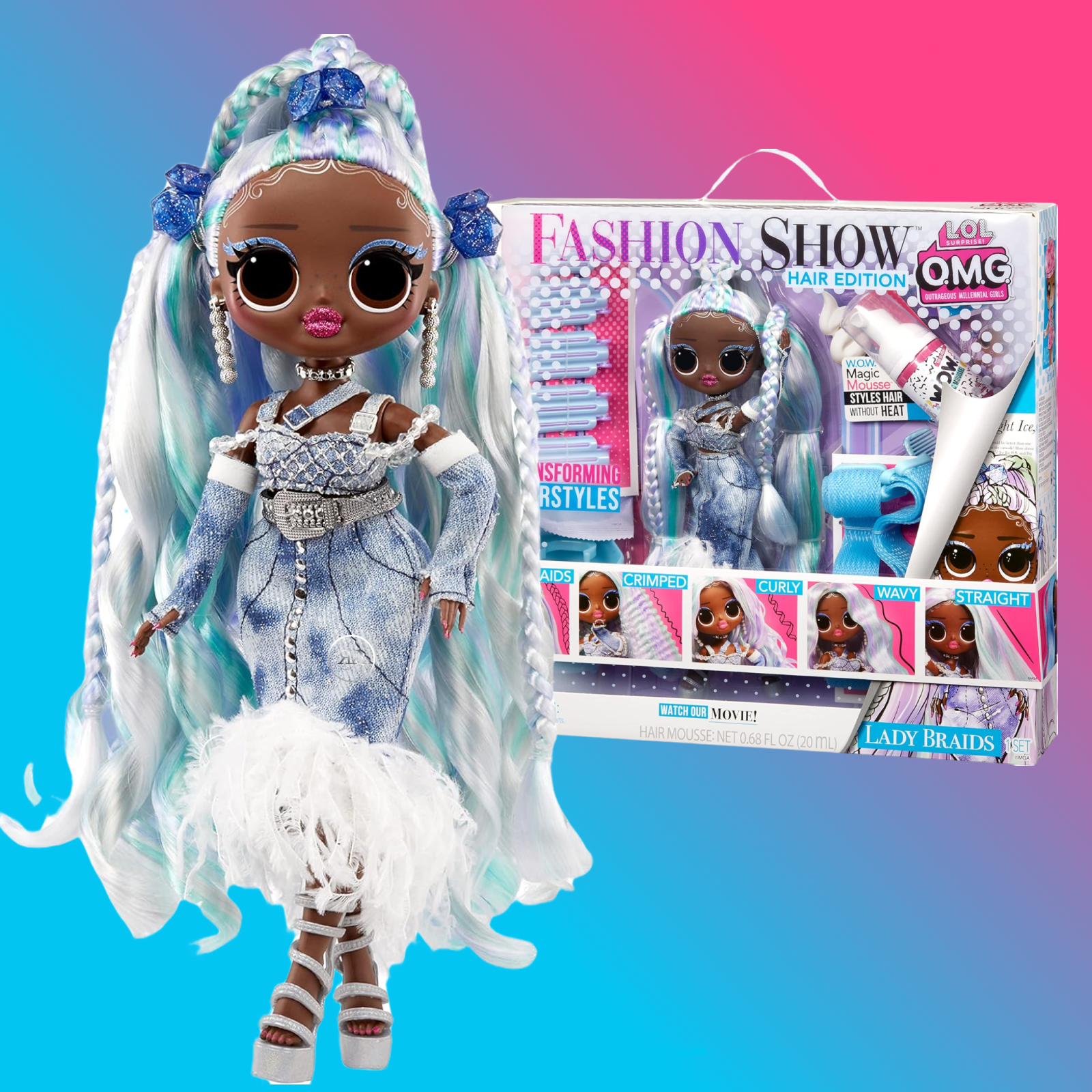 Кукла модельная L.O.L. Surprise! 584285 Lady Braids - фото 1