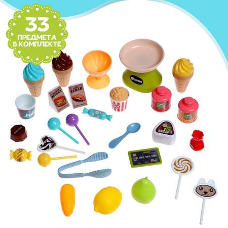 Игровой набор Sima-Land продукты, прилавок, касса