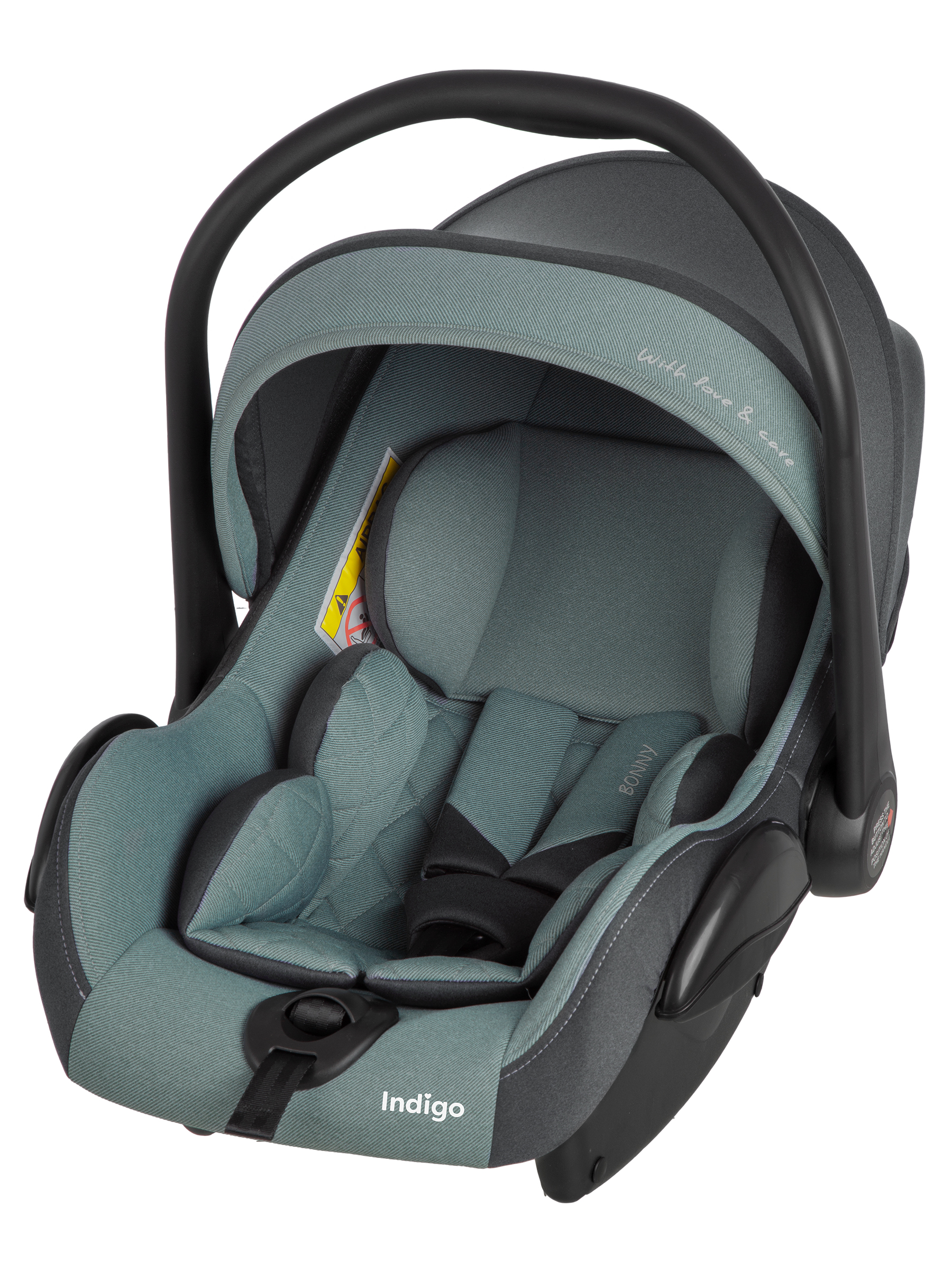 Автокресло Indigo BONNY 0 (0 -13 кг) зеленый - фото 10