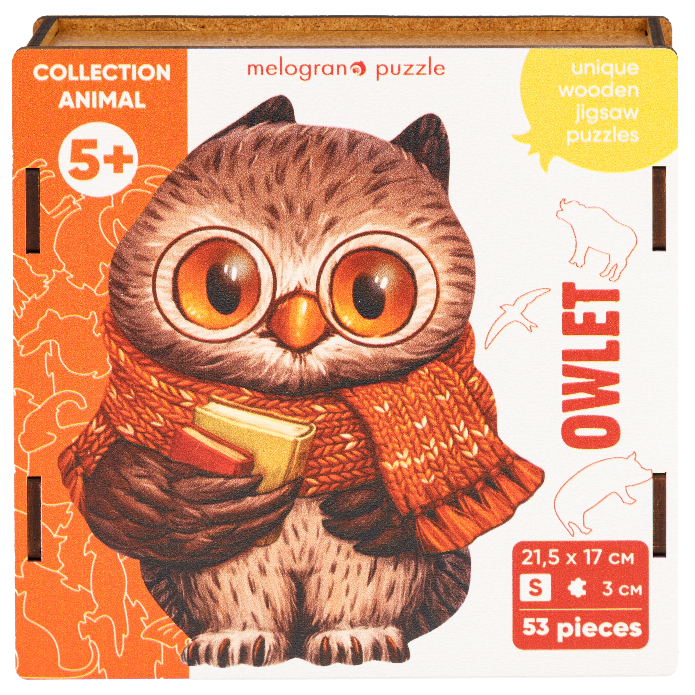 Пазл Melograno puzzle деревянный - фото 1