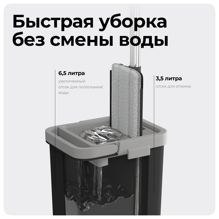 Система для уборки Zetter M 10 л + Дом в одном