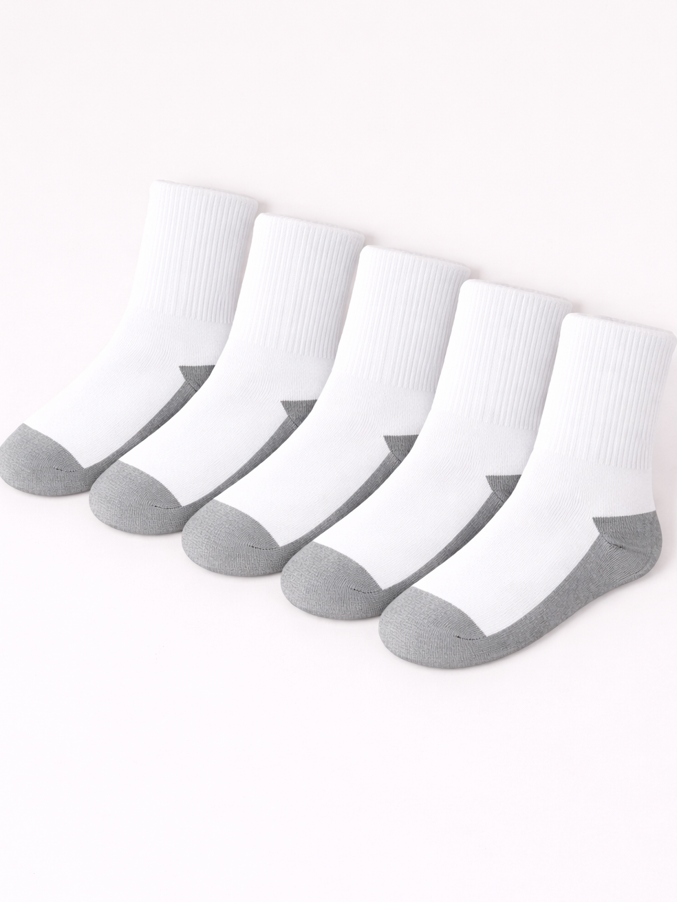 Носки 5 пар Новомосковский трикотаж 20/Серо-белый - фото 1