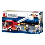 Конструктор SLUBAN Пожарная машина сборная игровая модель