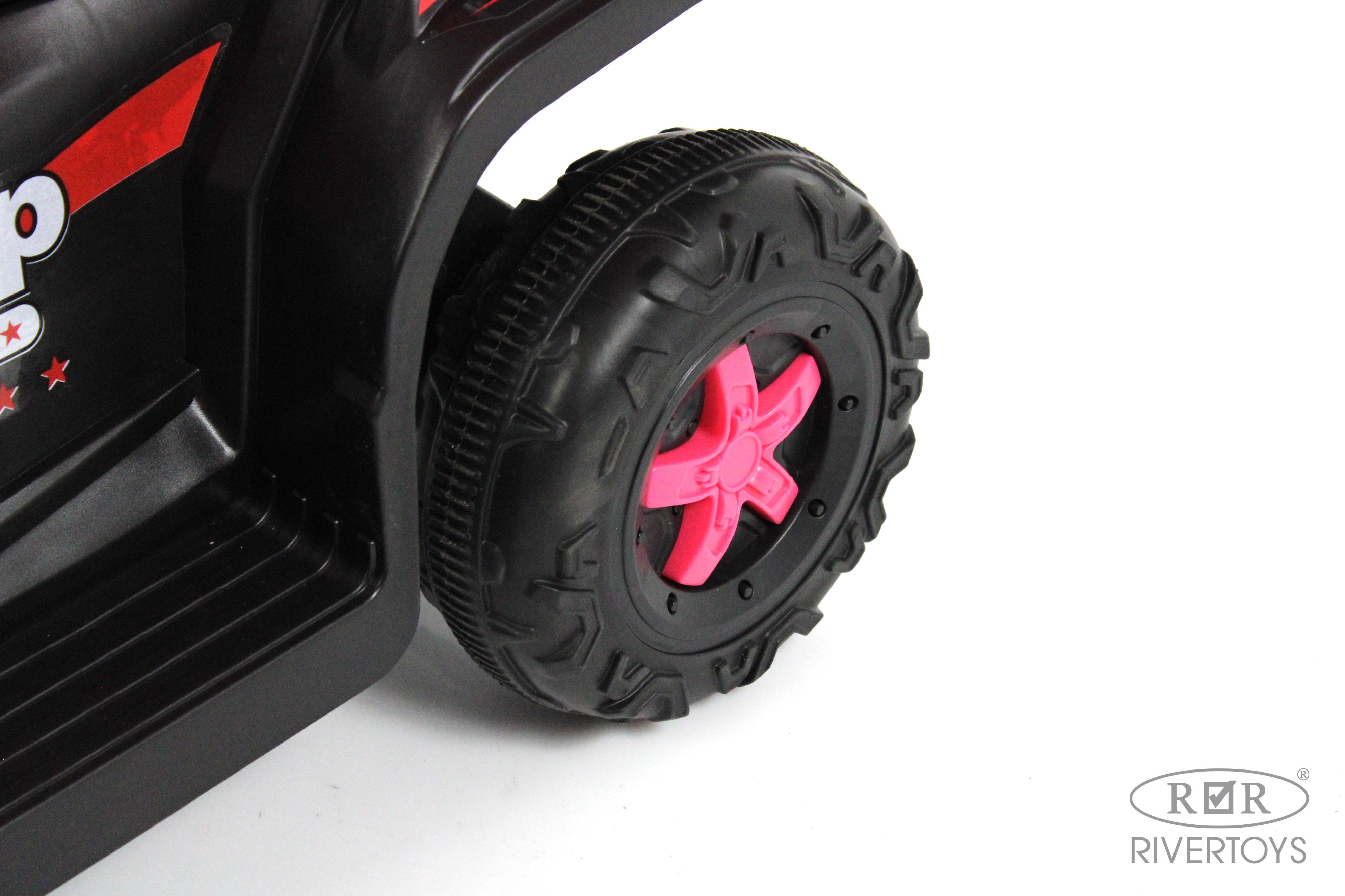 Электромобиль RIVERTOYS G003GG-PINK С пультом ДУ - фото 8