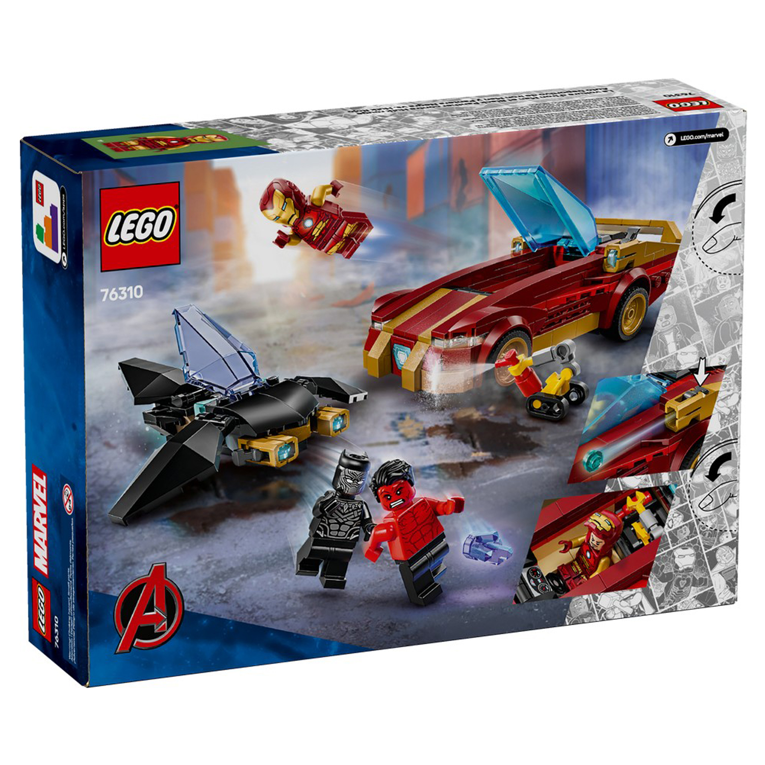 Конструктор LEGO Marvel Super Heroes Машина Железного Человека блочный - фото 11