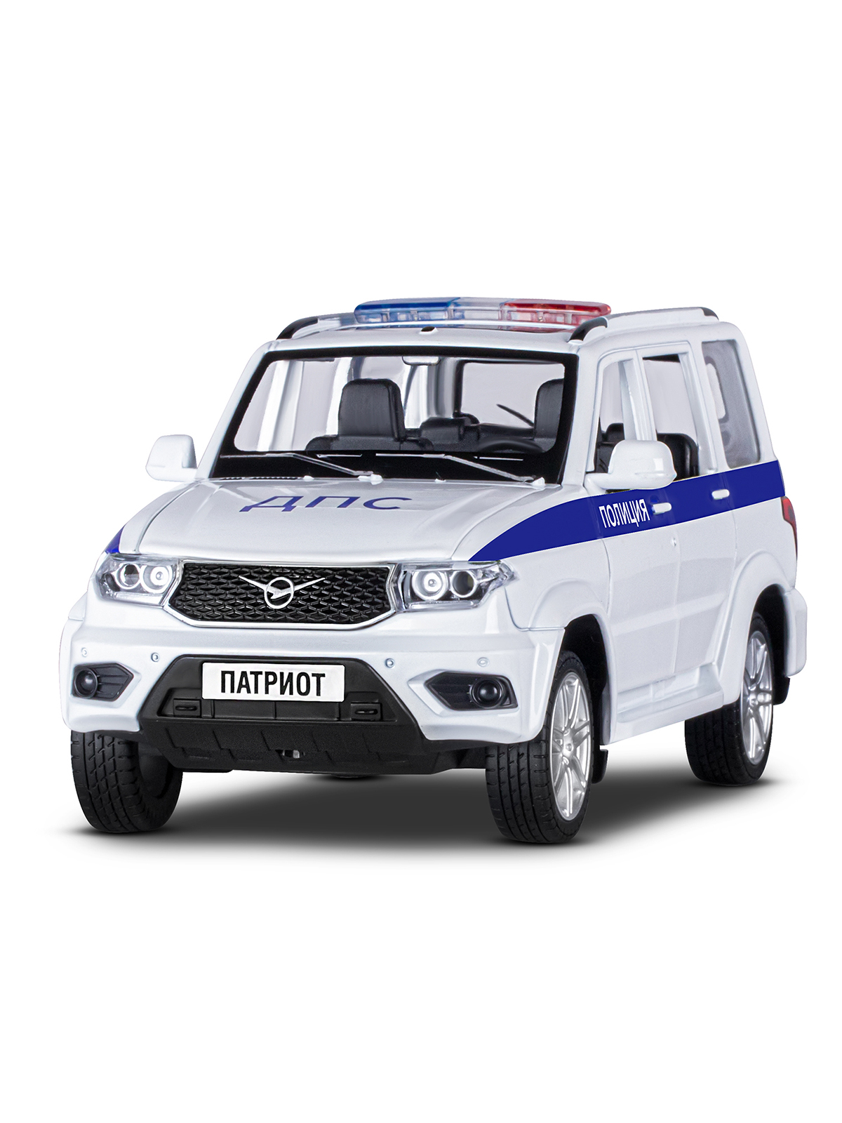 Полицейская машина АВТОпанорама УАЗ Patriot 1:26 JB1251764 - фото 14