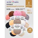 Пряжа для вязания Astra Premium 50г 100м 10шт