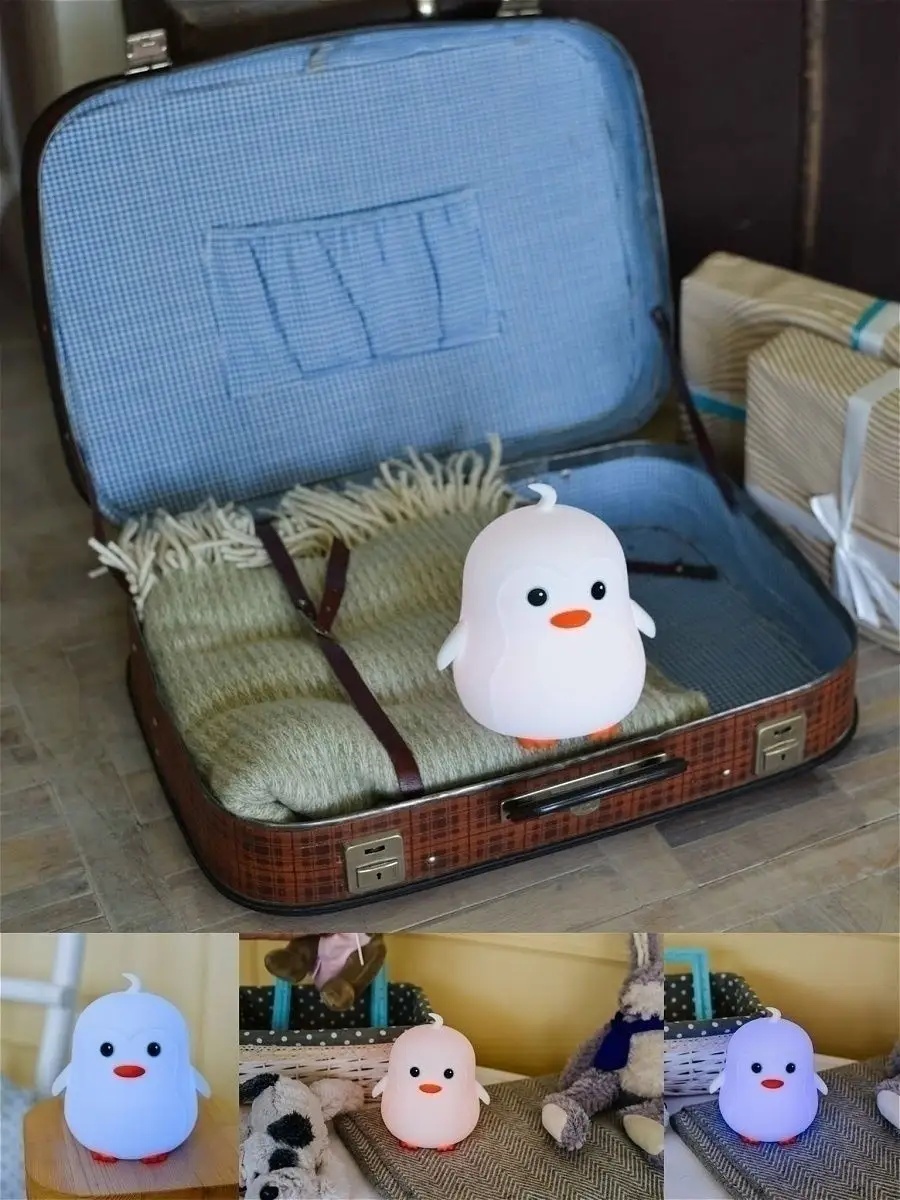 Игрушка ночник LampStory Пингвин - фото 6