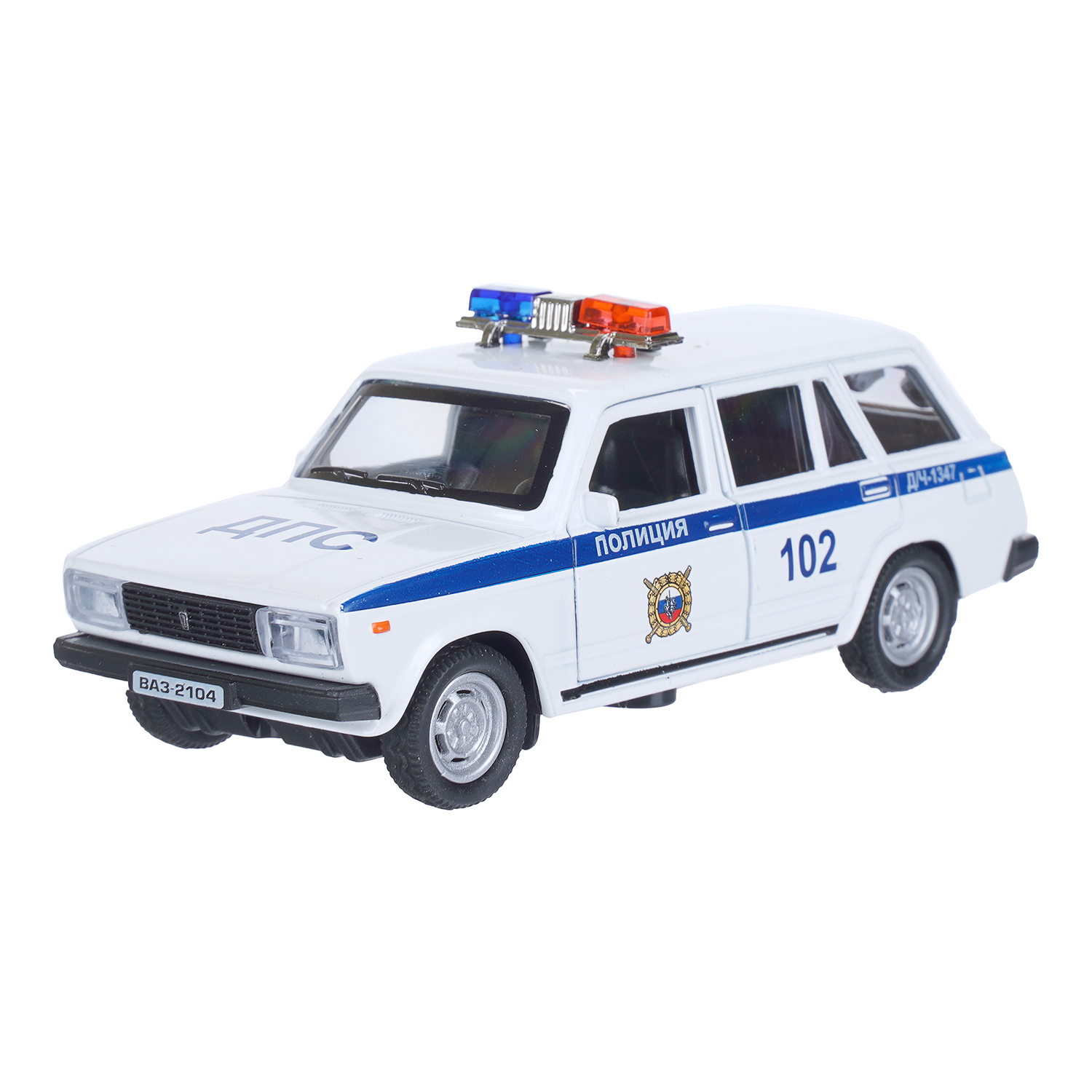 Полицейская машина Технопарк ВАЗ 2104 Жигули 410640 - фото 1