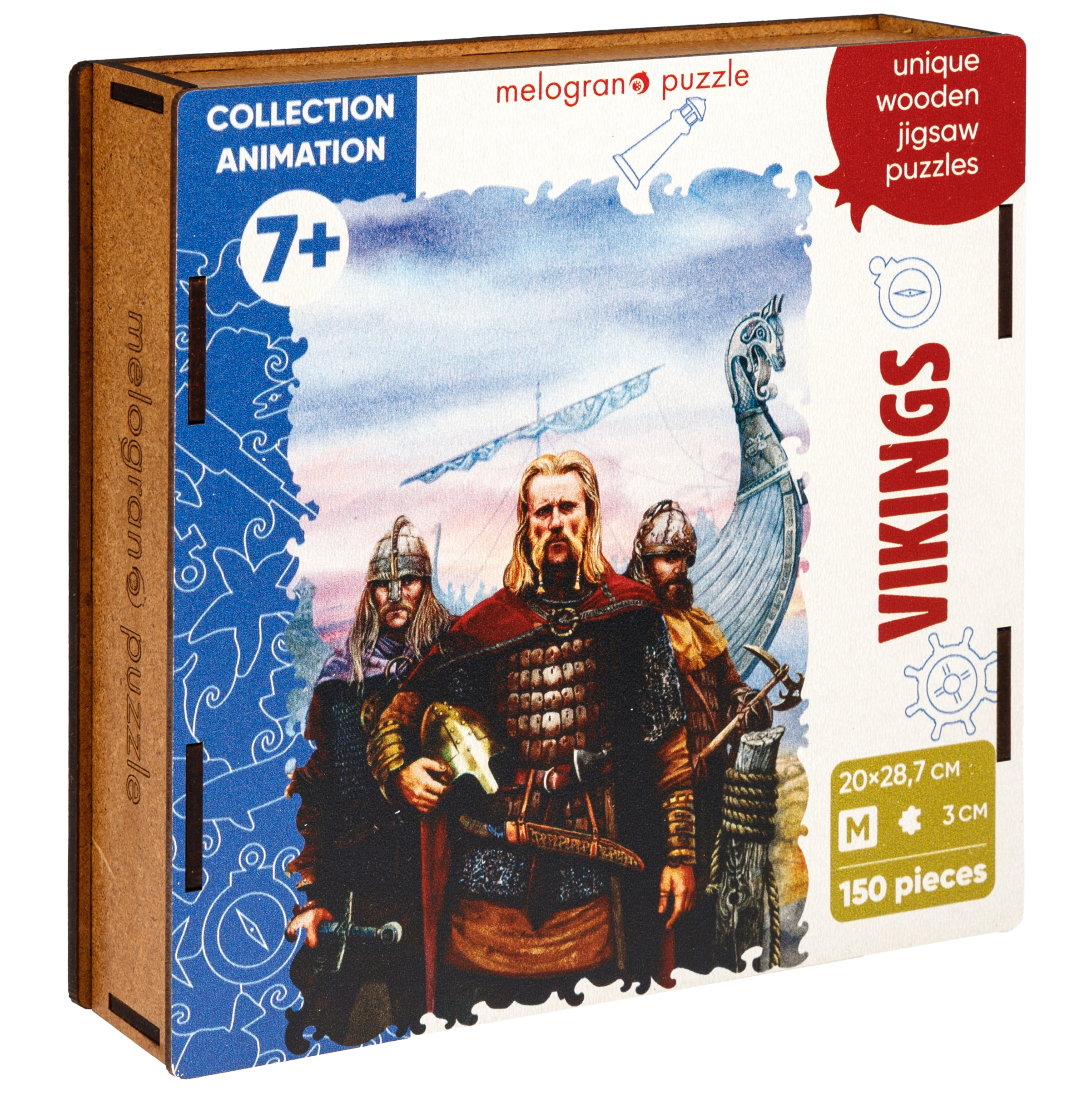 Пазл Melograno puzzle деревянный - фото 6