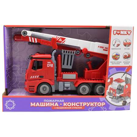 Конструктор Funky Toys Пожарная машина сборная игровая модель
