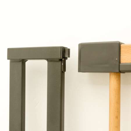 Ворота безопасности Geuther Easylock Wood Натуральный/Серебро