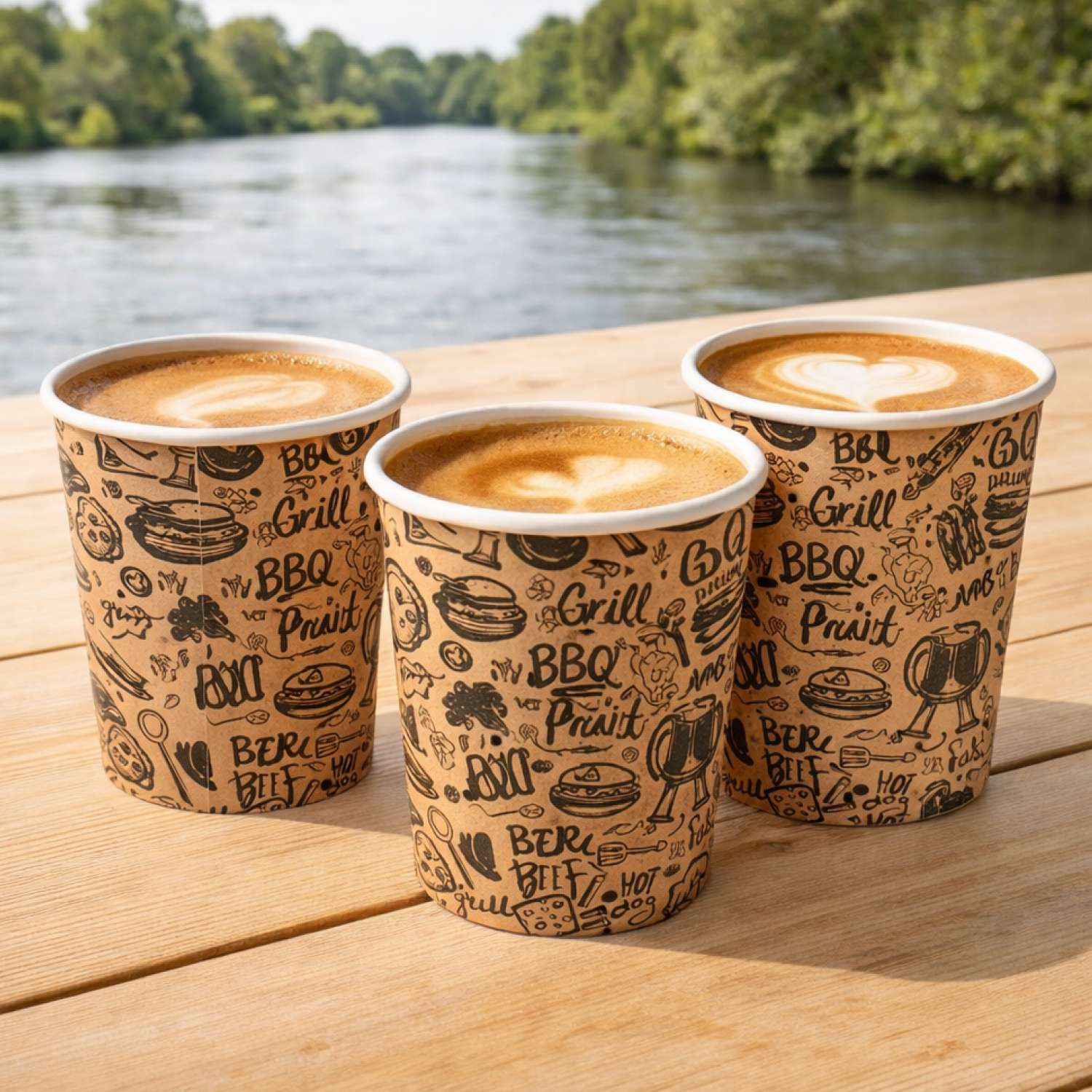 Стакан бумажный VIP BBQ Party 250мл 6шт - фото 1