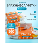 Влажные полотенца Momfy Allergy Comfort 3 упак. 360 шт.