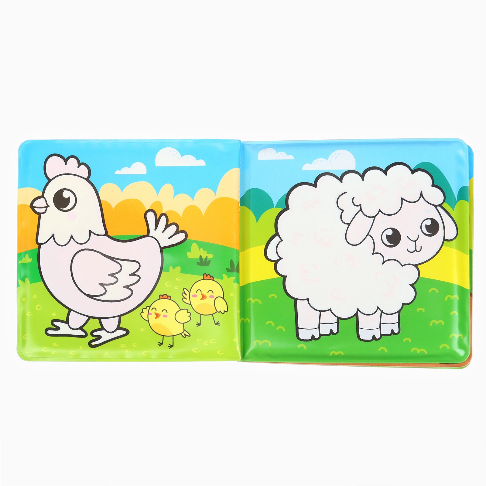 Книжка раскраска Крошка Я для ванны На ферме - фото 9