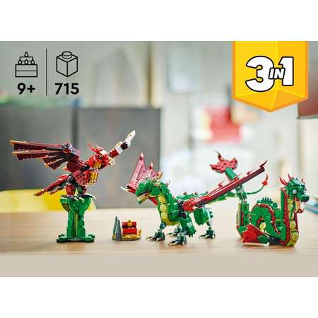 Конструктор LEGO Creator Средневековый дракон блочный