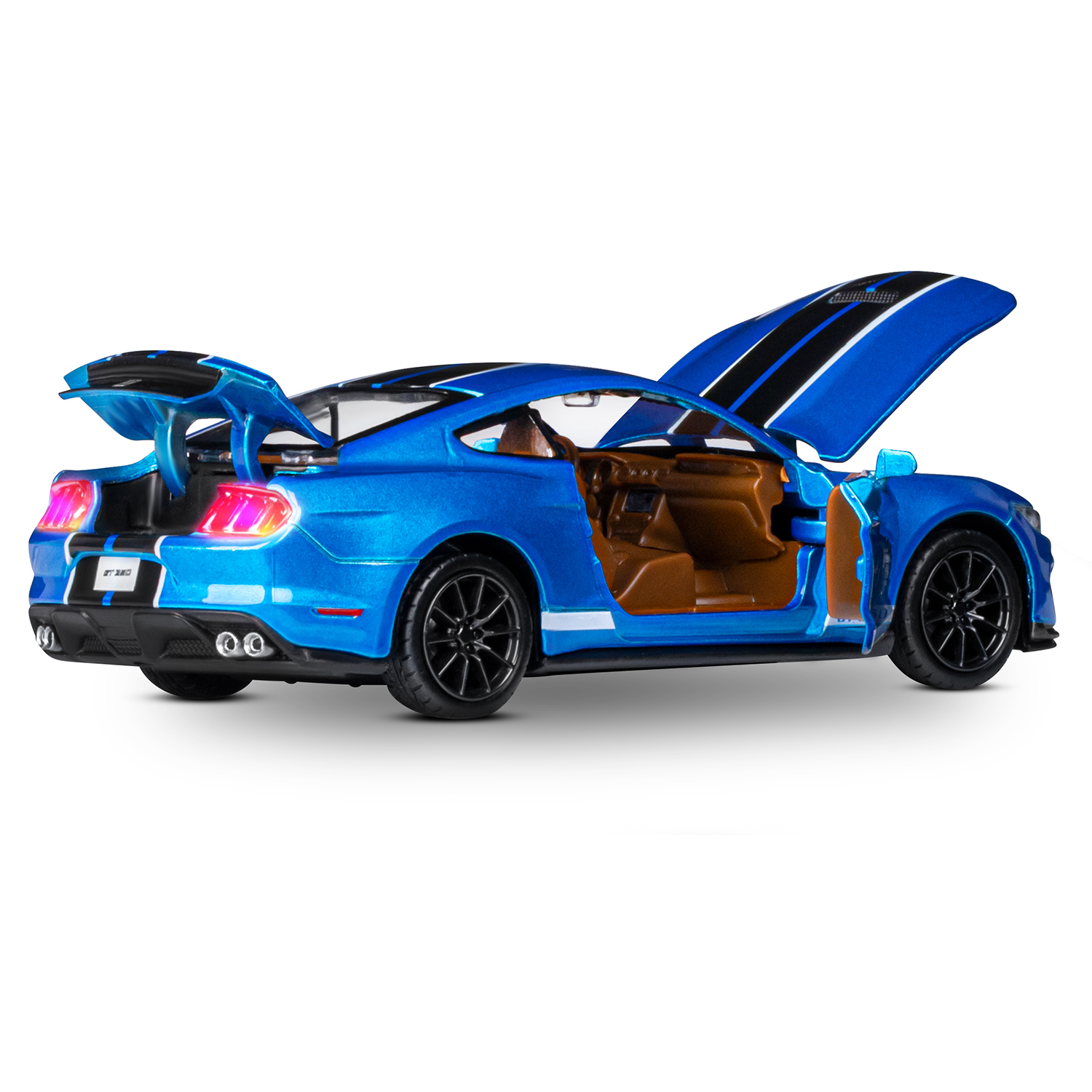 Автомобиль АВТОпанорама Ford Shelby GT350 1:32 JB1251320 - фото 19