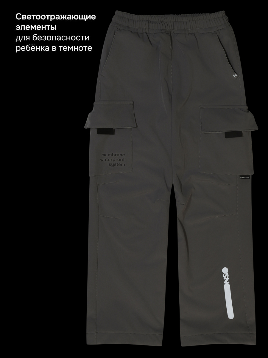 Брюки утепленные NIKASTYLE 2л16826 серый - фото 7