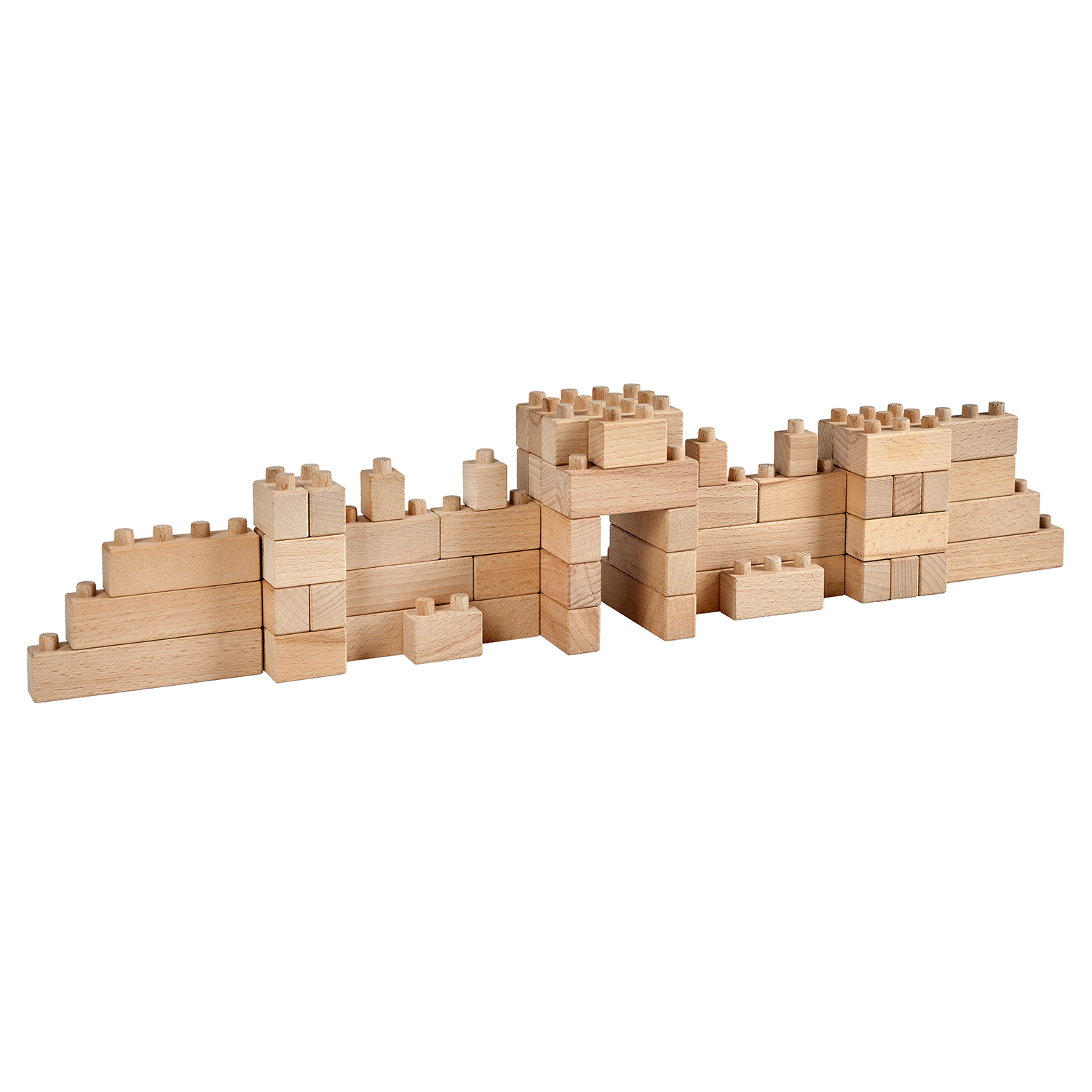 Конструктор WOOD BLOCKS Кубики деревянный - фото 3