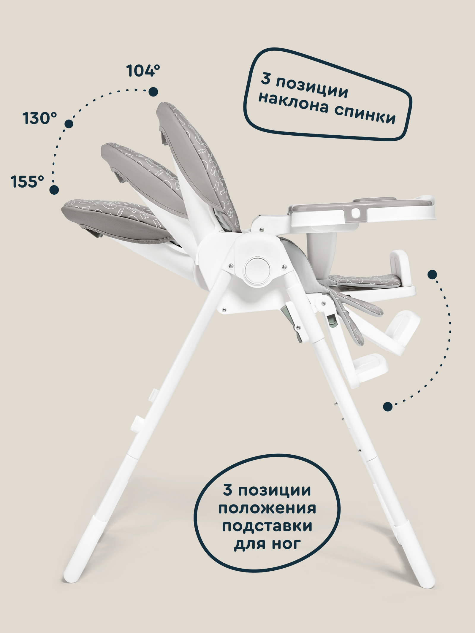 Стульчик для кормления Junion Pump классический - фото 6