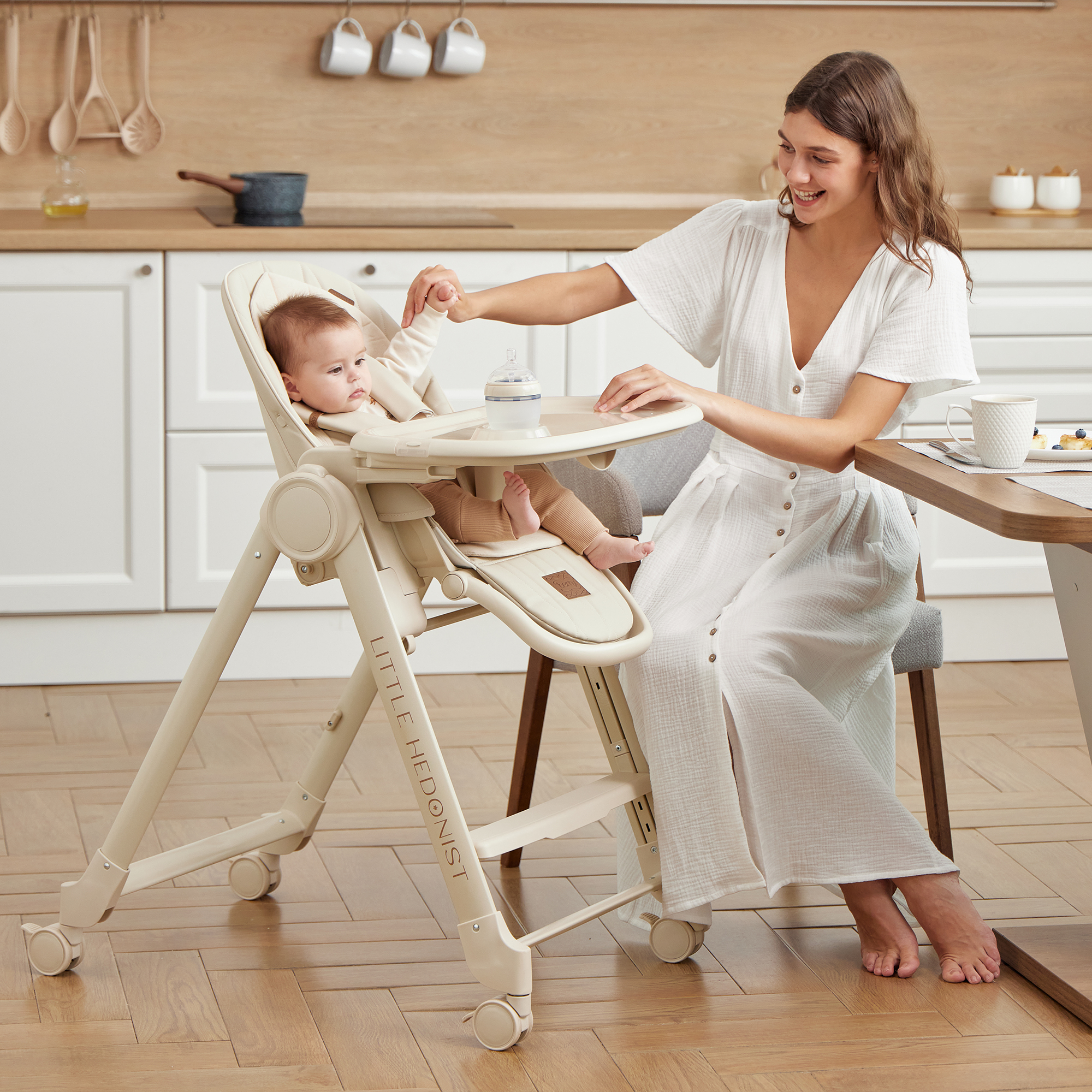Стульчик для кормления Happy Baby Berny Lux трансформер - фото 21