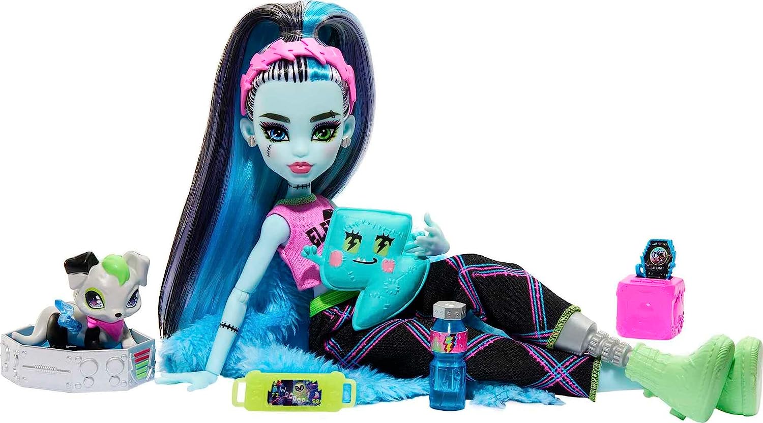 Кукла модельная Monster High Creepover Party Frankie HKY68 - фото 5