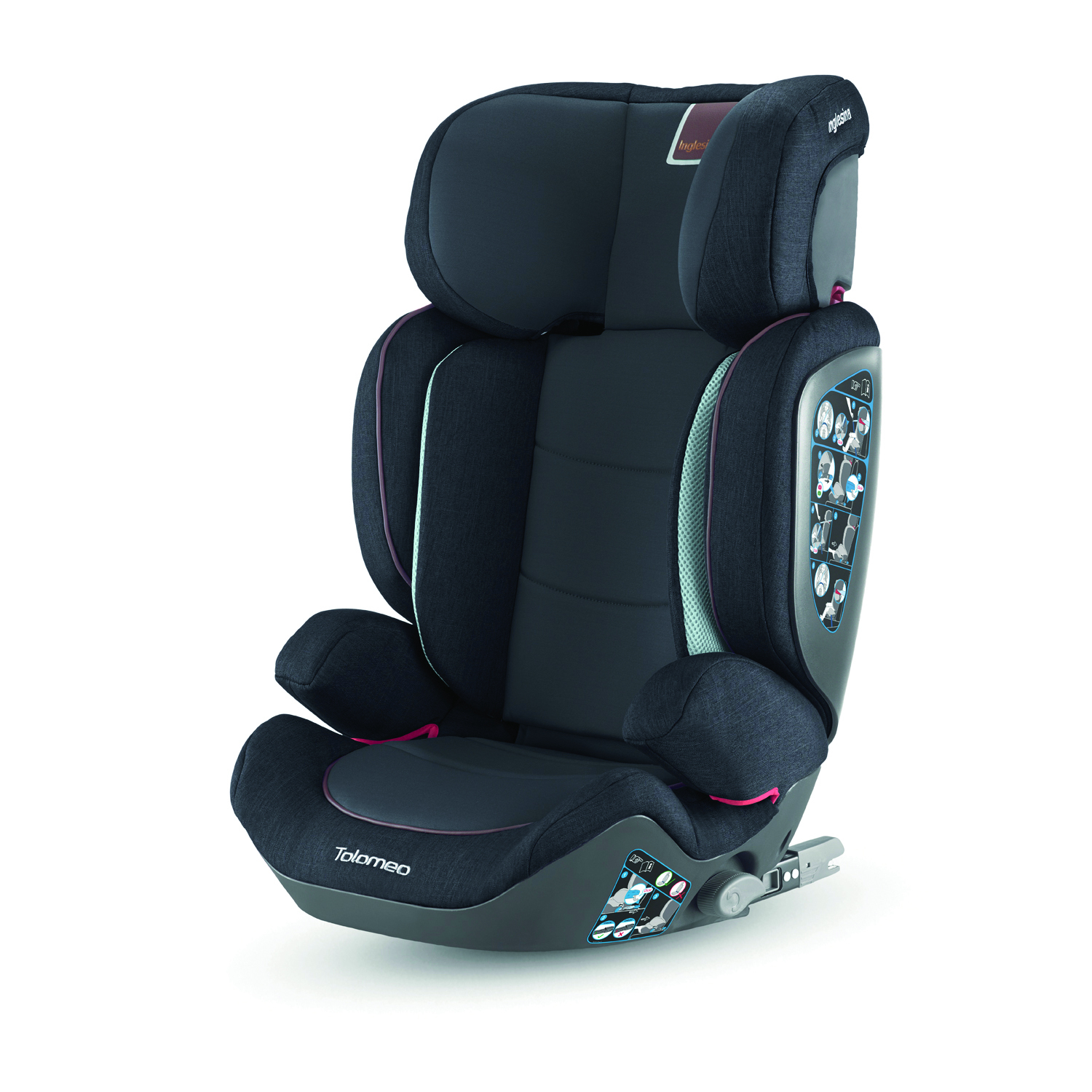 Автокресло Inglesina Isofix 2/3 (15-36 кг) черный - фото 1