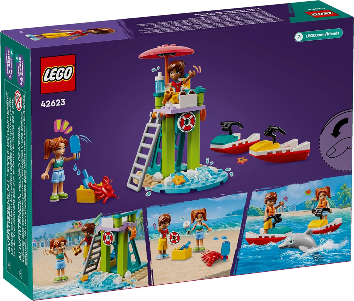 Конструктор LEGO Friends Пляжный водный скутер - фото 5