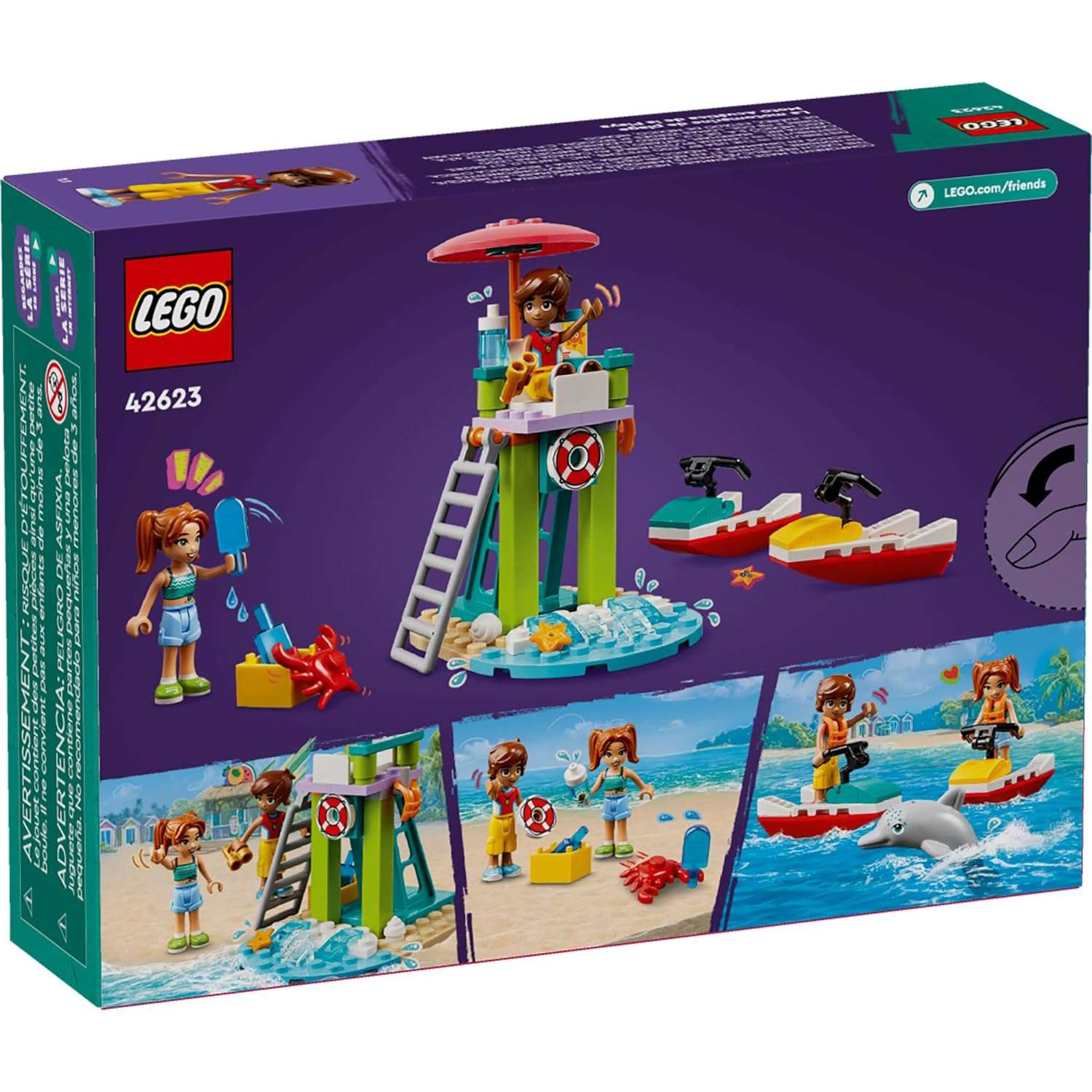 Конструктор LEGO Friends Пляжный водный скутер - фото 5