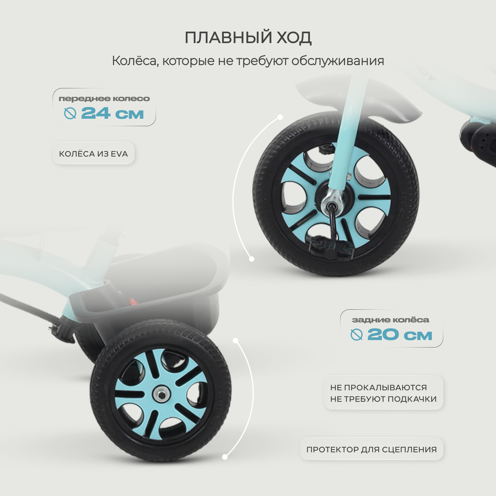 Трехколесный велосипед Rant Basic 10 дюймов - фото 6