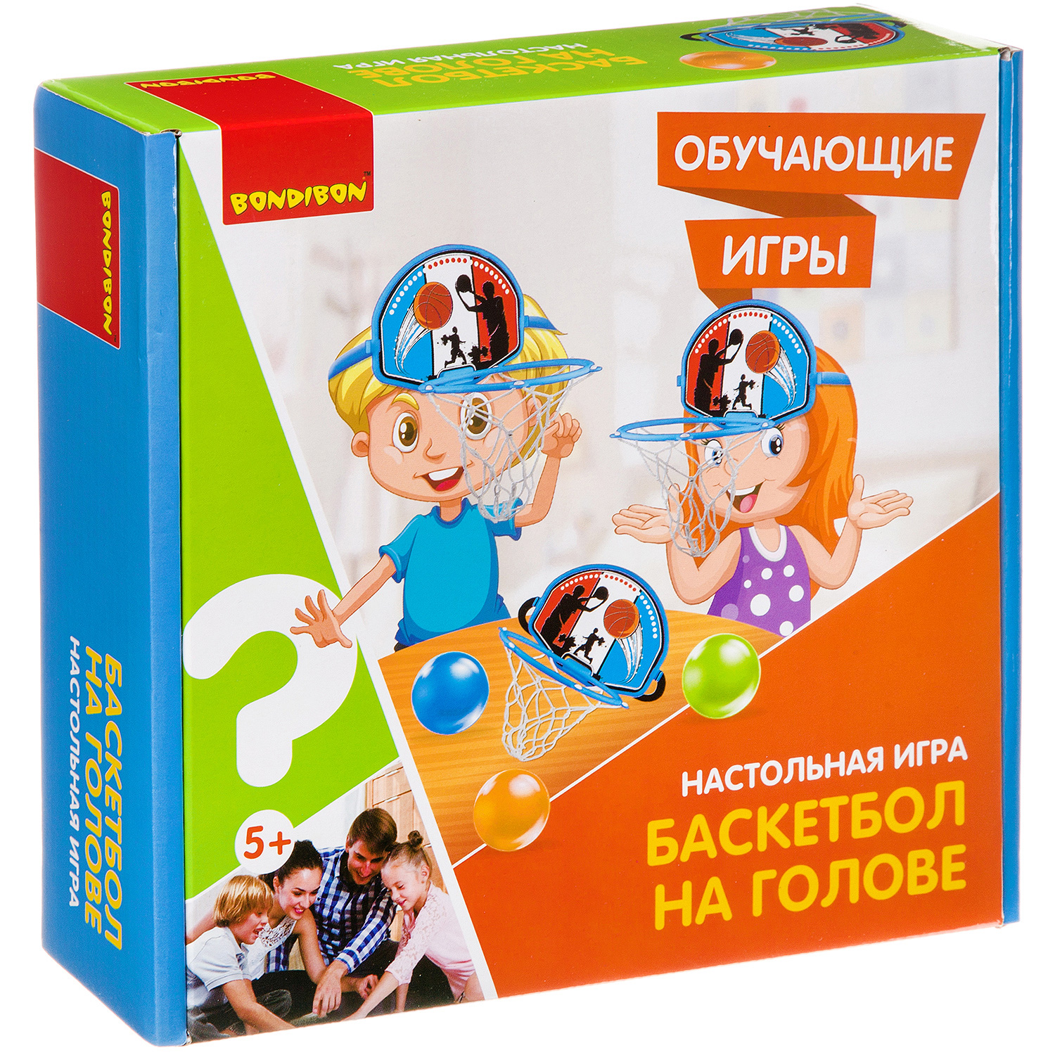 Настольная игра Bondibon активная Баскетбол на голове - фото 3