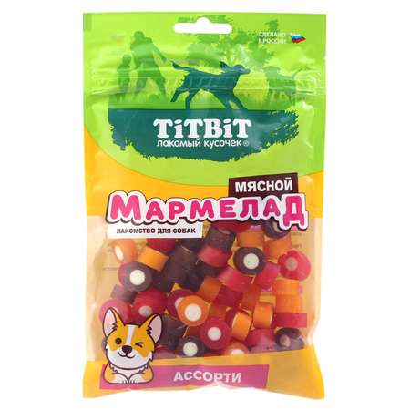 Мармелад мясной TITBIT ассорти 120г