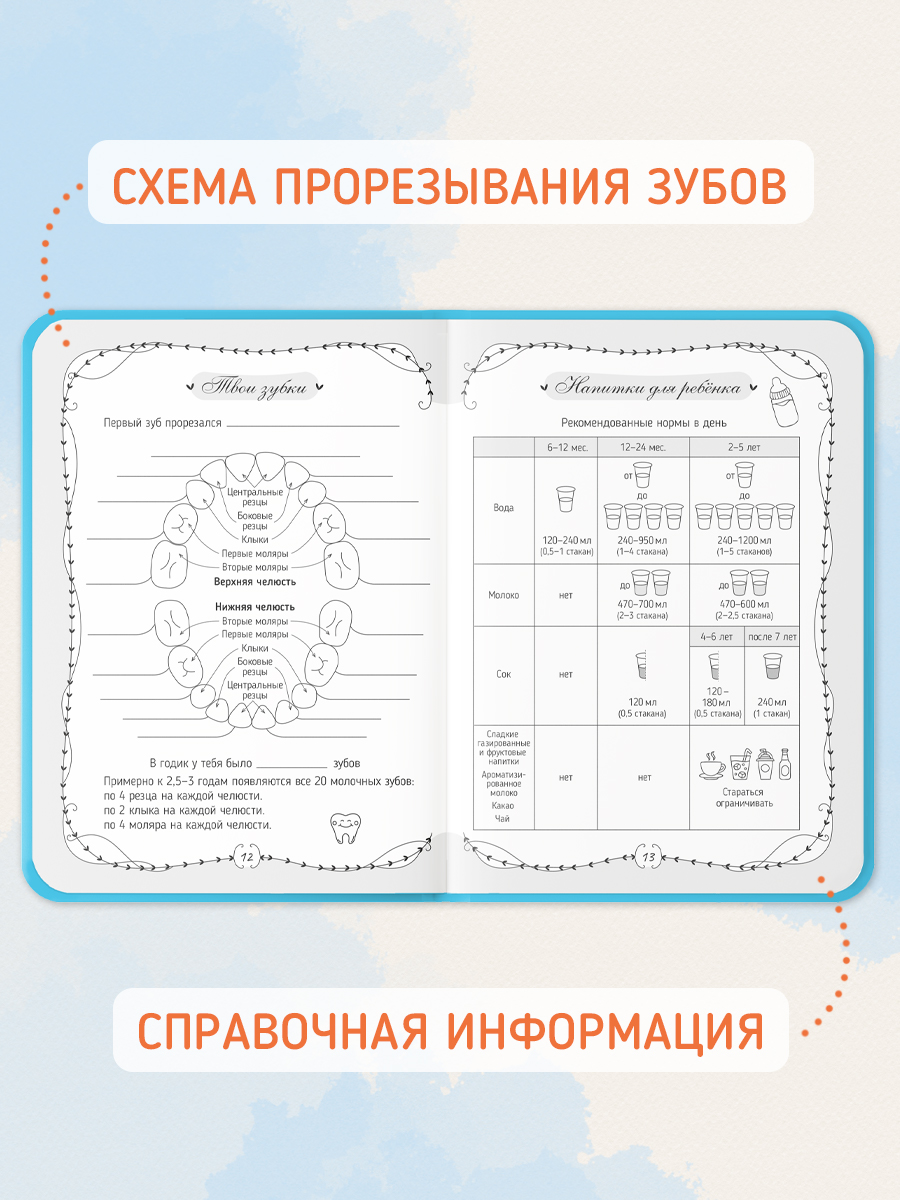 Дневник Проф-Пресс для малышей первого года жизни Лучший для мамы. 145х203 мм. 96 стр - фото 5