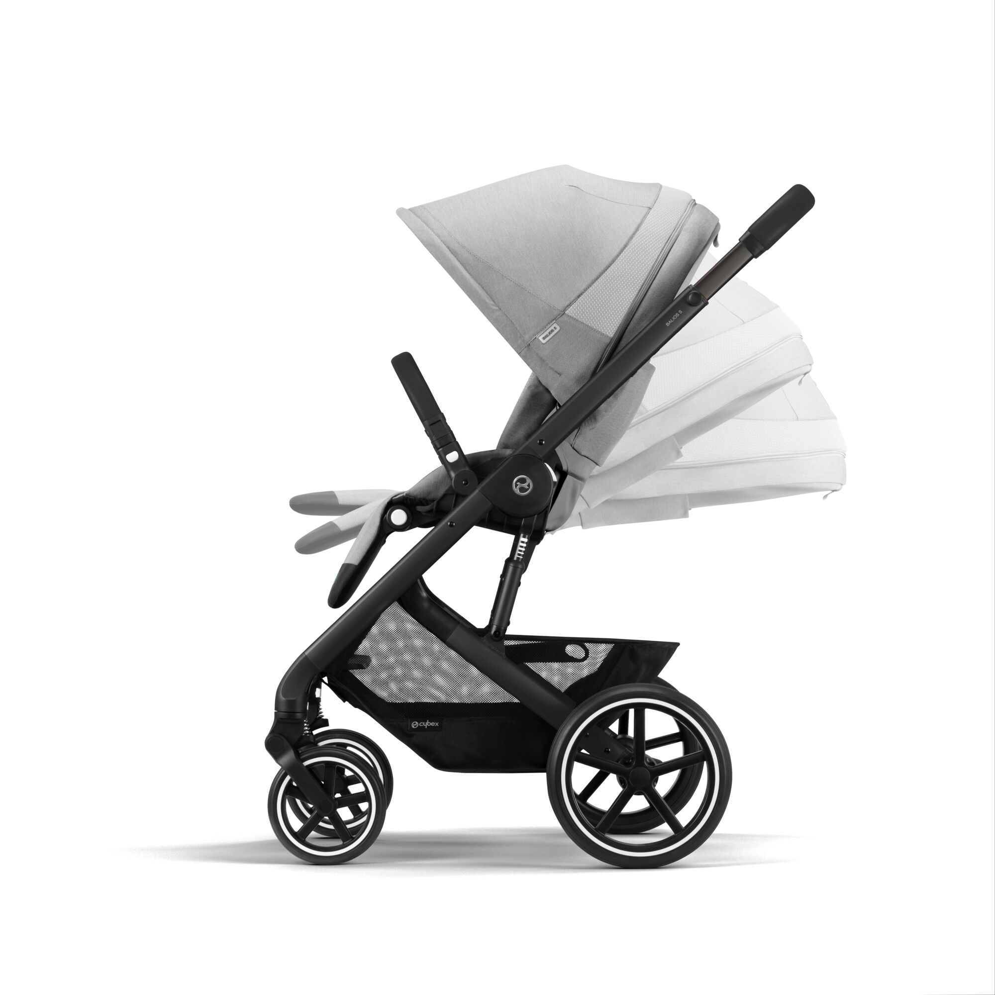 Коляска 3в1 Cybex Balios S Lux Lava Grey - фото 6