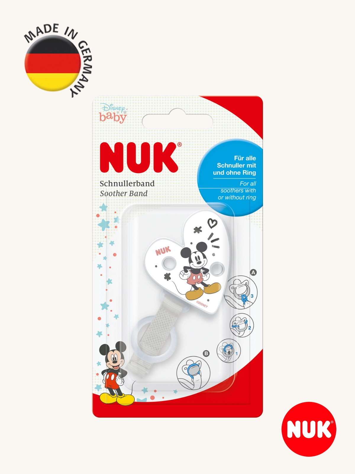 Клипса для пустышки Nuk - фото 1