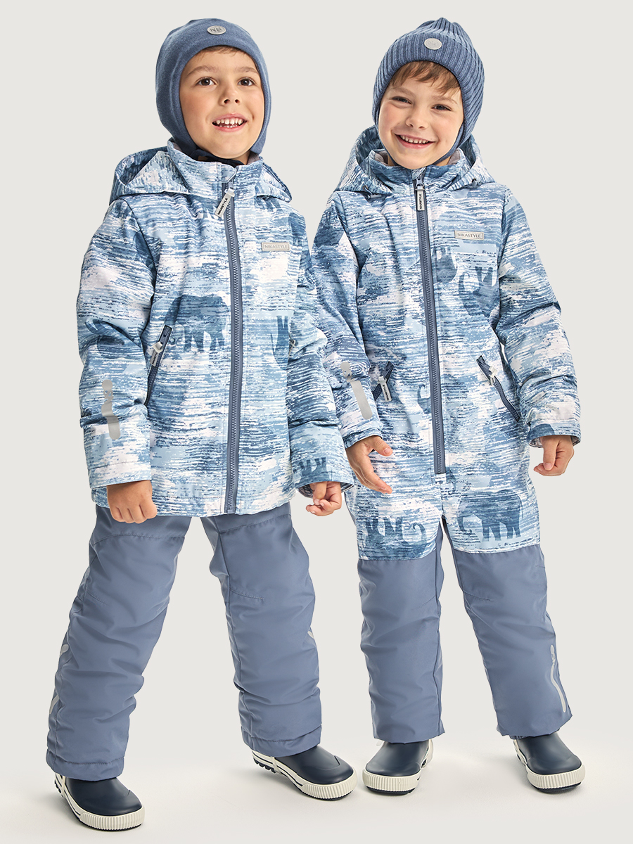 Комбинезон NIKASTYLE 8м1326 деним/серый - фото 6