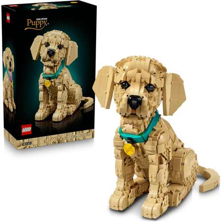 Конструктор LEGO Icons Золотистый щенок 2102 дет.