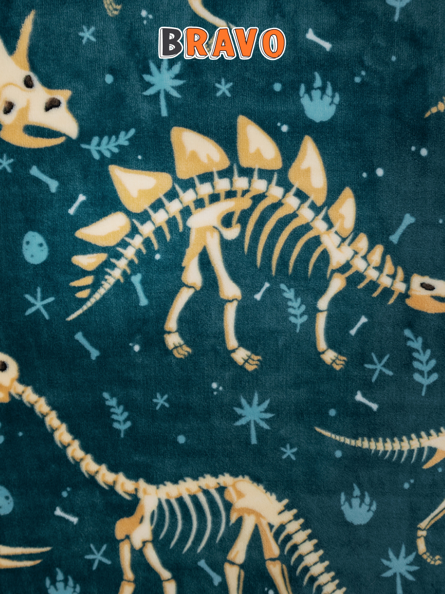 Покрывало Happy Family Динозаврики 150 x 200 см велсофт - фото 6