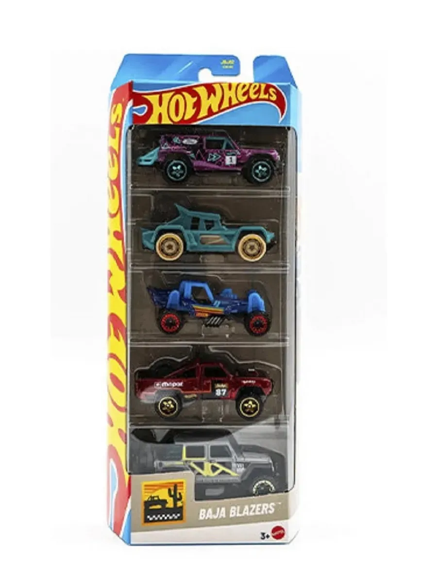 Автомобиль Hot Wheels baja blazers 5шт 1:64 JBJ82 - фото 2
