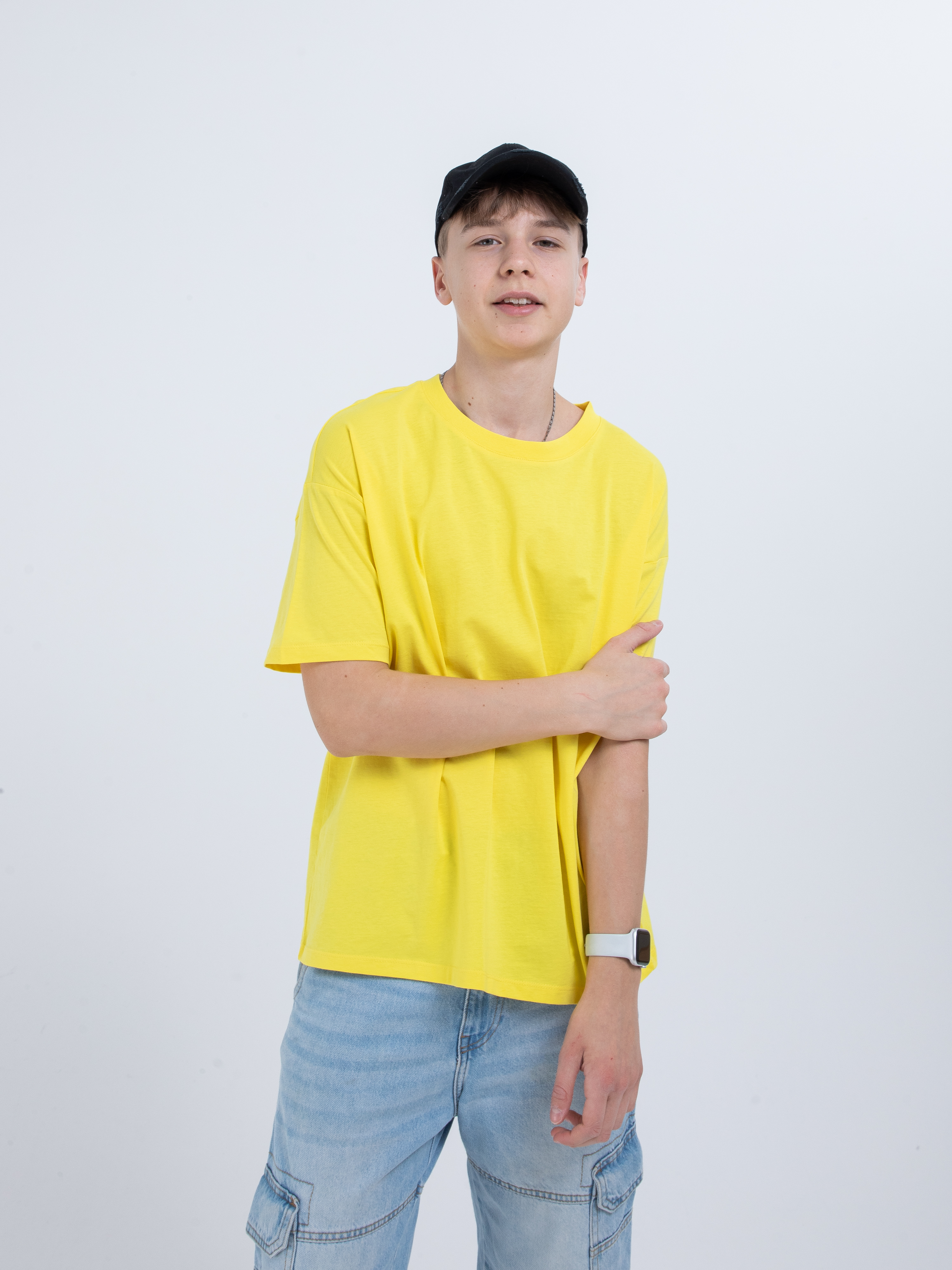 Футболка STELLA MODA 11601._светло-желтый - фото 13