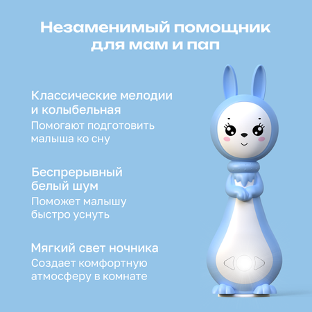 Интерактивная игрушка BertToys Зайчик Няня Грызушка