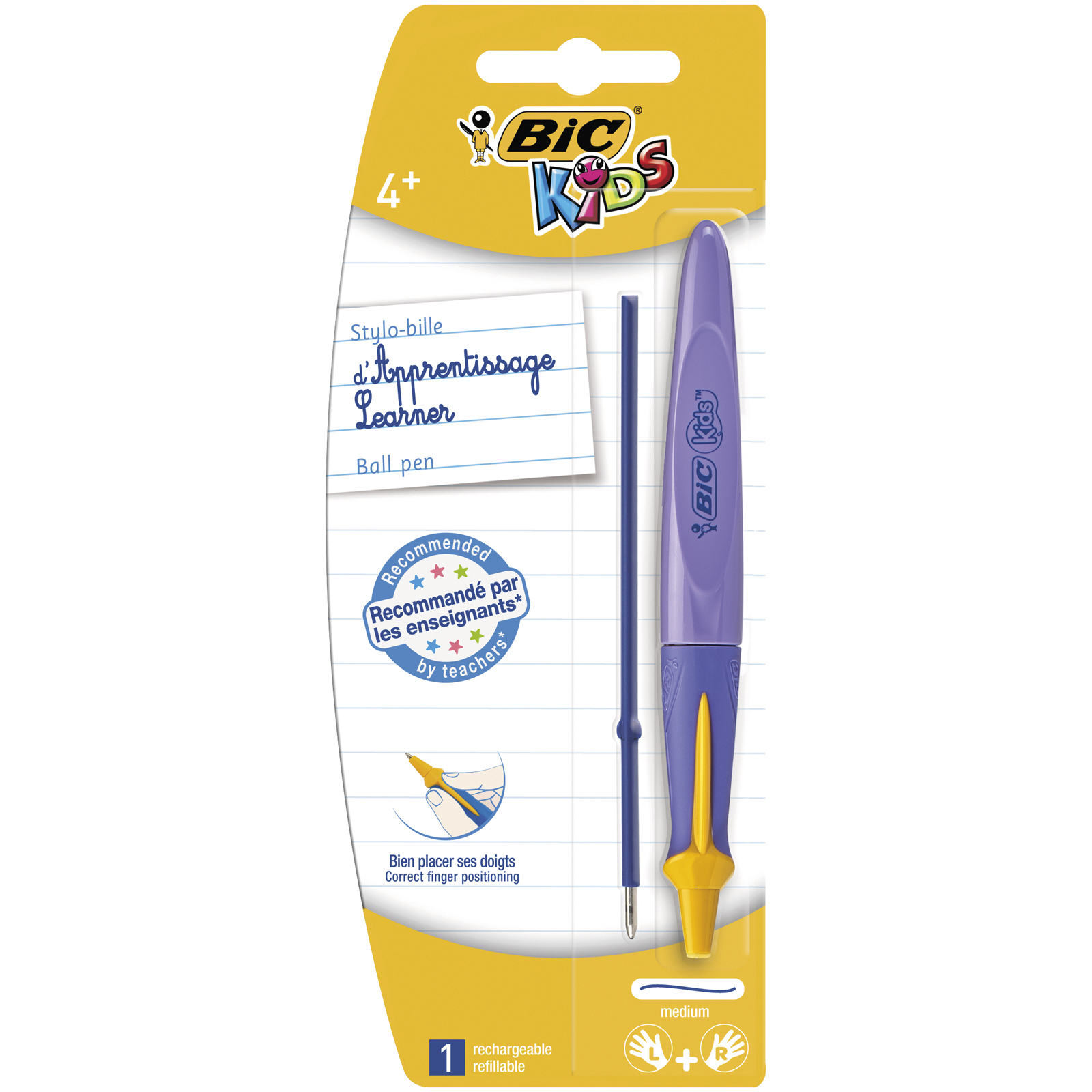 Ручка шариковая BIC Kids 1 шт. в ассортименте - фото 5
