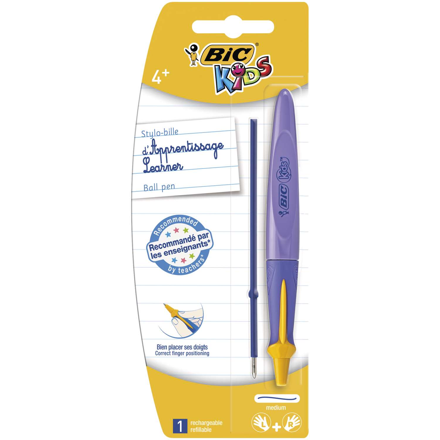 Ручка шариковая BIC Kids 1 шт. в ассортименте - фото 5