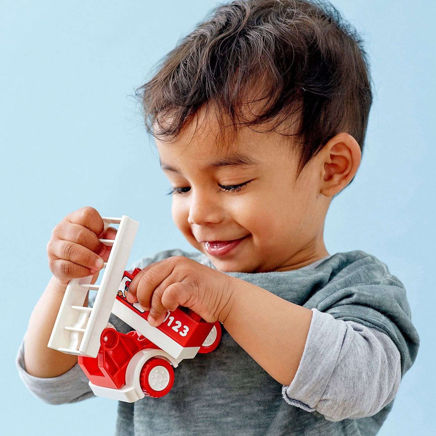 Конструктор LEGO DUPLO Пожарная машина блочный - фото 8