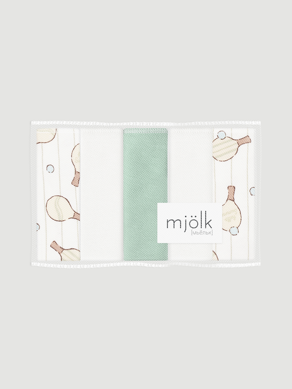 Нагрудник Mjolk текстиль 5 шт. - фото 2