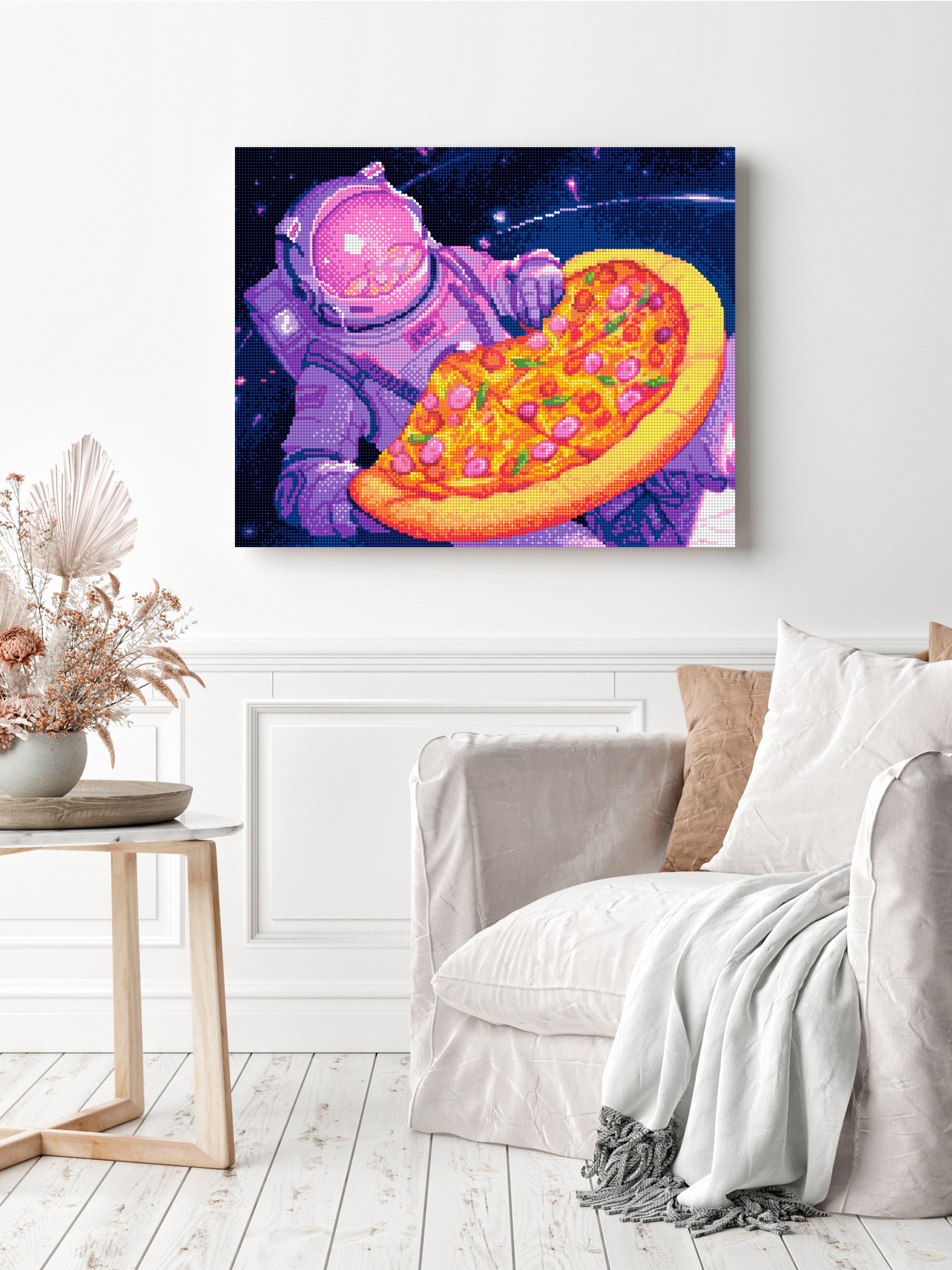 Алмазная мозаика Art sensation Космическая пицца в ассортименте - фото 3