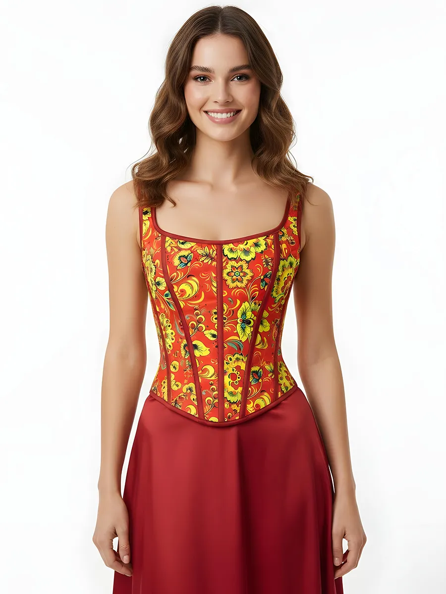 Ткани для рукоделия Ткани Magok красно-оранжевый 1,5 м - фото 5