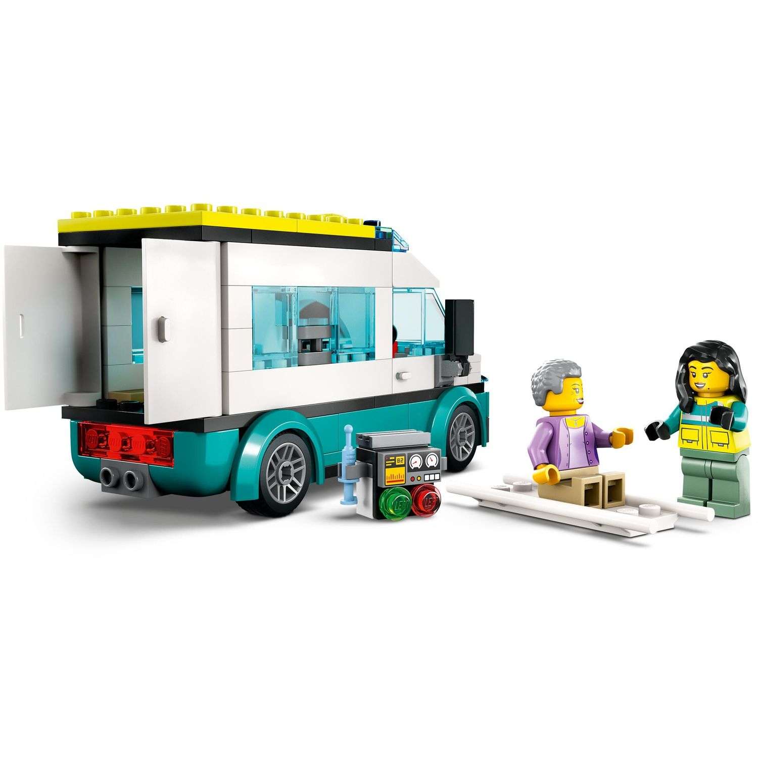Конструктор LEGO City Штаб аварийного транспорта блочный - фото 6