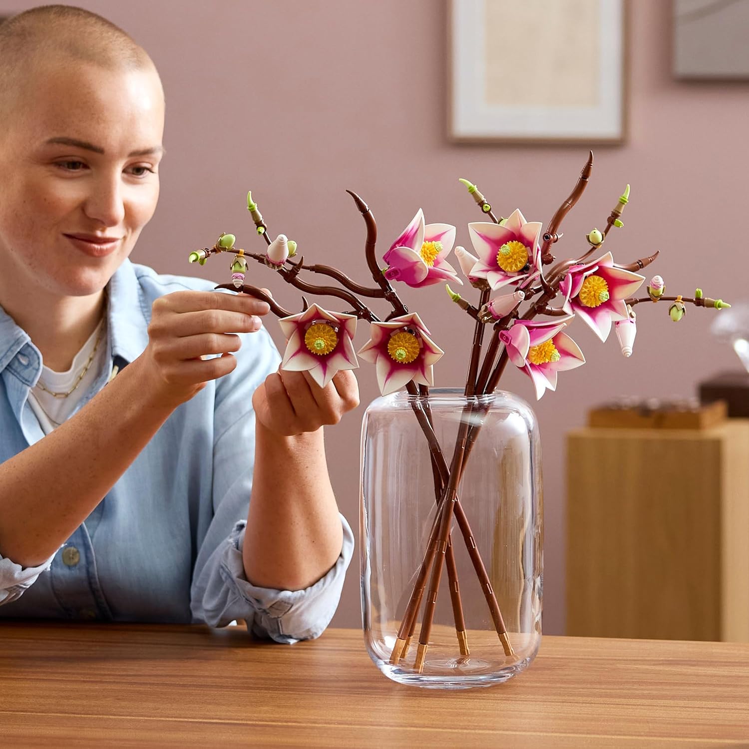 Конструктор LEGO Ideas Ветви магнолии 435 дет. - фото 9